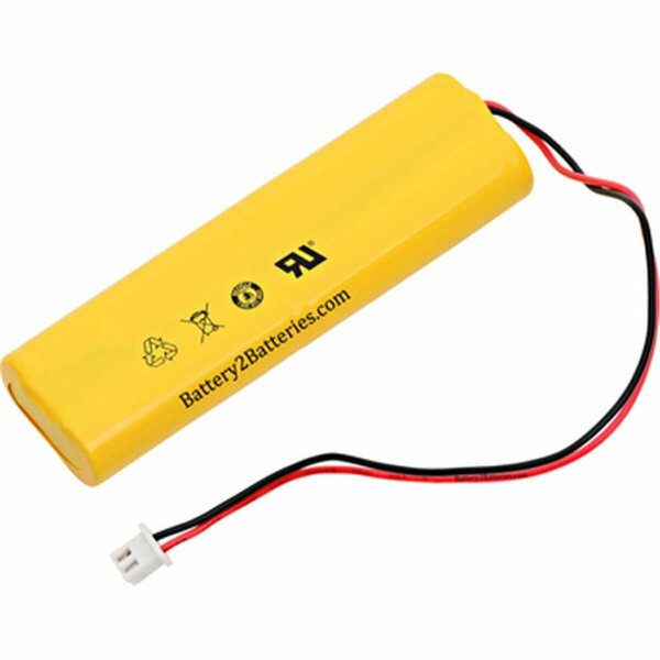 Dantona 4.8V Replacement Battery 1000 mAh for Emergency Lighting CUSTOM-145-18